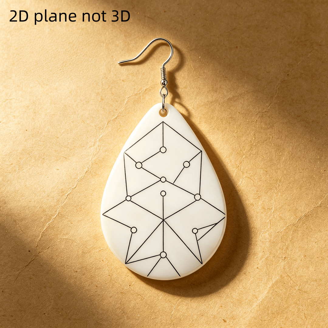 Minimalist Constellation Star Map Dangle Earrings